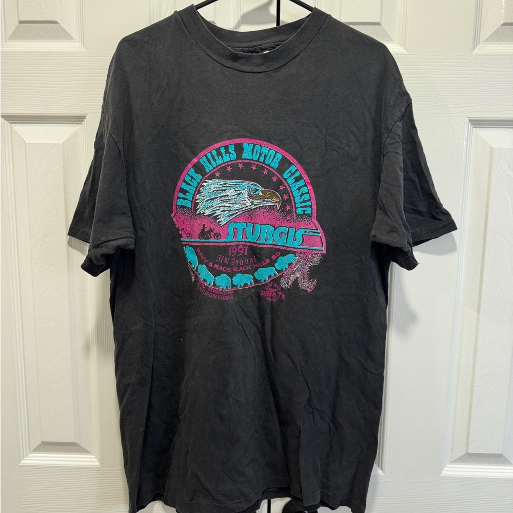 Vintage Black Graphic T-Shirt